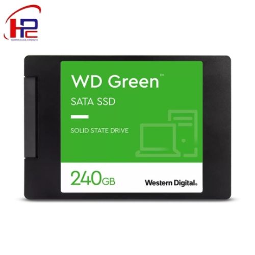 Ổ CỨNG SSD WD GREEN 240GB SATA 2.5 INCH (ĐỌC 545MB/S - GHI 465MB/S) - (WDS240G3G0A)