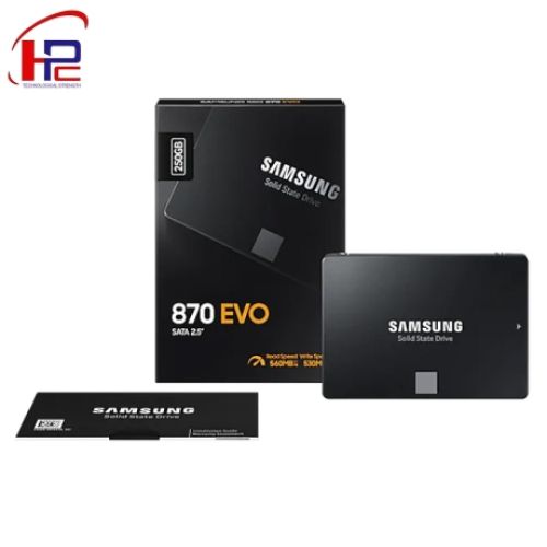 Ổ SSD Samsung 870 Evo MZ-77E250BW 250Gb (SATA3/ 2.5Inch/ 550MB/s/ 520MB/s)