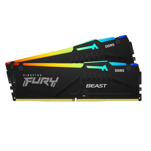 Ram desktop Kingston FURY Beast RGB 32GB (2x16GB) DDR5 5600Mhz (F556C40BBAK2-32WP)