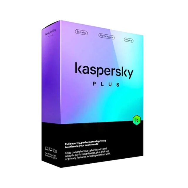 Phần mềm diệt virus Kaspersky Plus -5PC/1Năm
